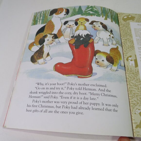 The Poky Little Puppy's First Christmas Golden Book - Picture 9 of 10
